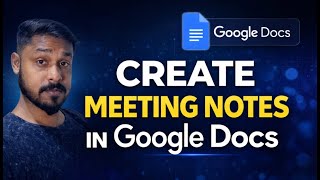 How to create meeting notes in Google Docs