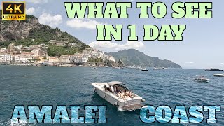 AMALFI COAST TOUR IN 1 DAY - POSITANO - SORRENTO - TRAVEL GUIDE- ITALY - 4K - 2023