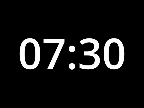 7 MINUTE 30 SECOND TIMER - No Sound - Full HD 1080p - COUNTDOWN - 450 SECOND TIMER