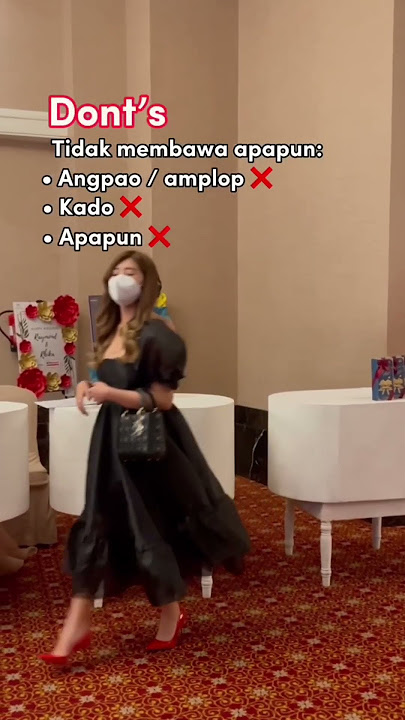 Etika ketika diundang ke pernikahan orang 🤵‍♂️👰‍♀️ #POVNiaghania #AskNia #SocialTips