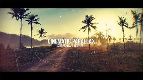 Cinematic Parallax Slideshow (After Effects template)