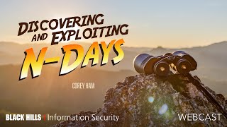 Discovering and Exploiting N-Days w/ Corey Ham | #0day #exploit #pentesting by Black Hills Information Security 1,481 views 3 months ago 1 hour, 4 minutes