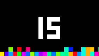 15 Seconds Timer ‐ Flowing Pixels
