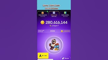 Gemz daily code today | Gemz Daily code | 19-20 October | gemz daily chipher.
