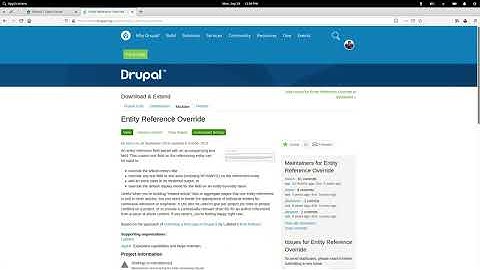 Drupal 8 Entity Reference Override Tutorial