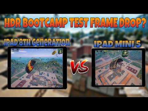 IPAD MINI 5 VS IPAD 8TH GENERATION PUBG HDR GRAPHICS TEST BOOTCAMP || Best Ipad For Pubg || PUBGM