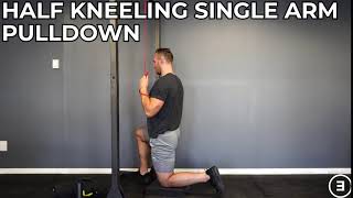 Half Kneeling Single Arm Pulldown