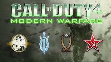 Call of Duty 4: Modern Warfare - All Spawn, Victory, Defeat Themes with Announcers
