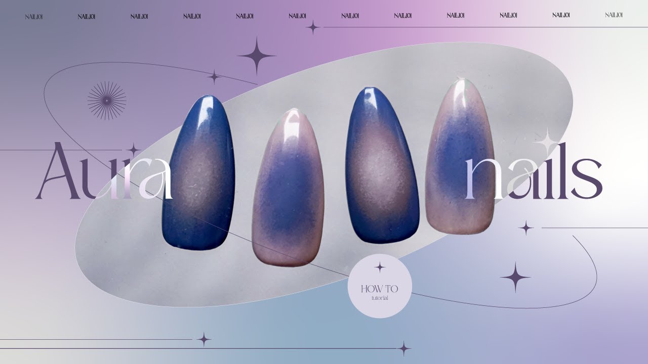 How to create the viral aura nail without an airbrush machine