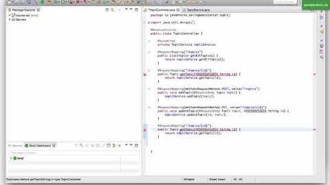 Spring Boot Quick Start 20   Implementing Update and Delete
