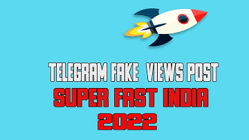 Telegram fake post views I Super Fast Service 2022