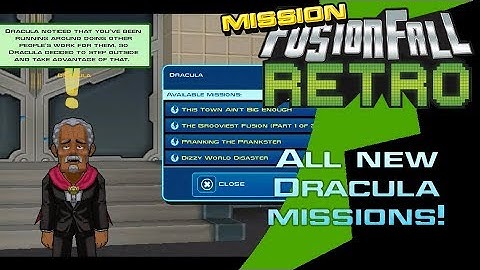 All New Dracula missions! - FusionFall Retro