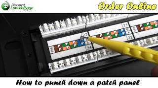 (HD) Video - How to Punch Down a Patch Panel | DIY Instructions Profile