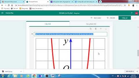 Soạn công thức Toán trên Microsoft forms