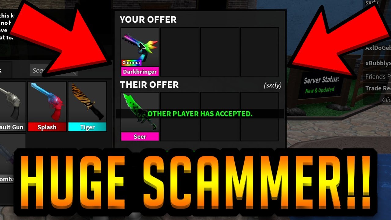 Exposing Scammers In Roblox Murder Mystery 2 Part 2 Social Experiment Youtube - roblox scammer song