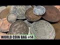 BEST ONE YET? LARGE Silver Coins &amp; 1800s Rare Copper Unearthed In World Coin Hunt - Bag #14