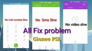 haw to  gionee phone cal log  sms video no show all problem fix( #jarur jano#