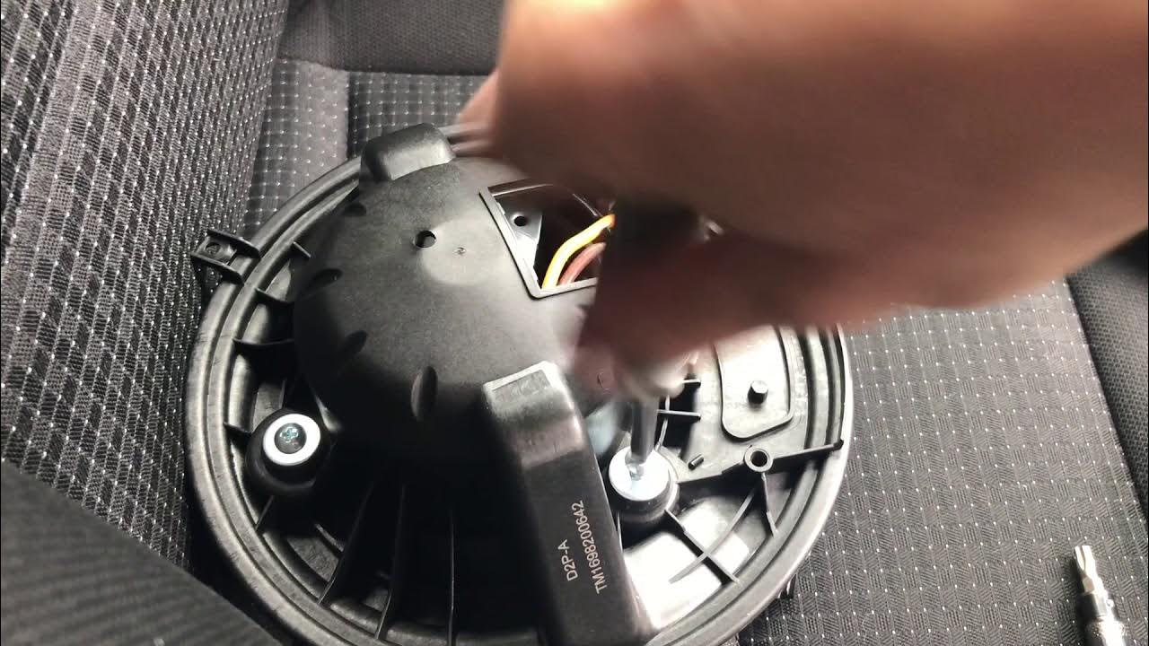 Mercedes a or b class w169 w245 blower fan replacement, heater resistor