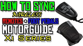 How to Sync Wireless FOB Remote / Foot Pedal to Motorguide Xi3 & Xi5 Trolling Motors