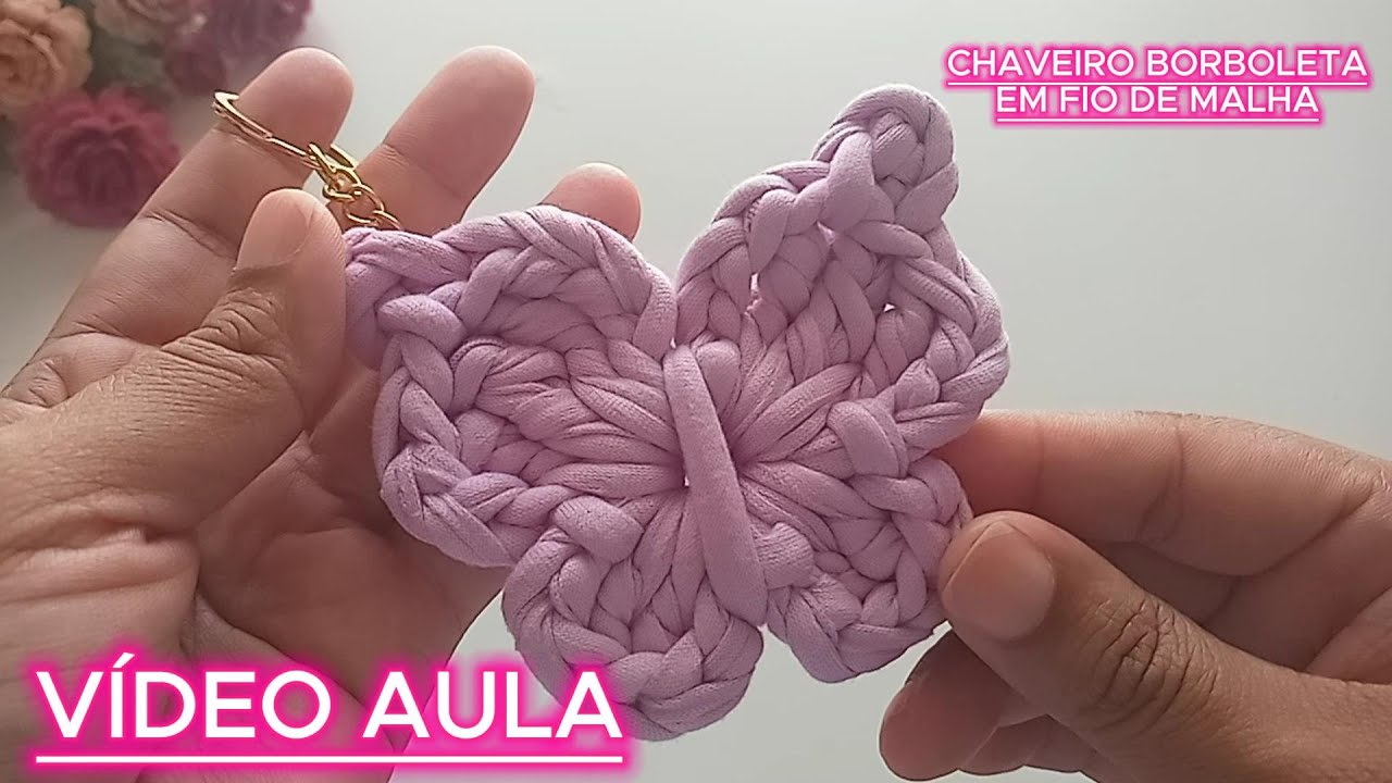 CHAVEIRO BORBOLETA - VÍDEO AULA