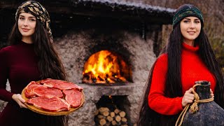 Hard Day with Farm Animals in a Snowy Village ❄️🐄 | Real Rural Life