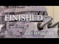1:200 Scale Missouri By Trumpeter Build Video 29