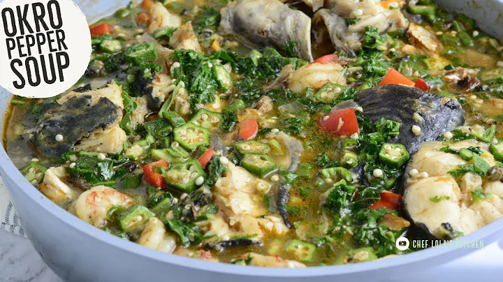 The Okro Pepper soup that will have you craving more - Oil less okro soup