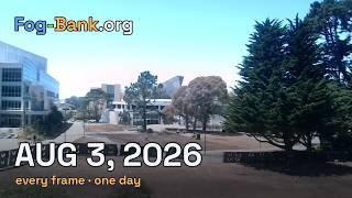 FogCam timelapse for Monday, August 3, 2026