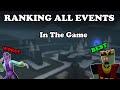 RANKING All EVENTS From WORST To BEST || Tower Defense Simulator