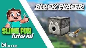 #20 MINECRAFT : Slimefun Tutorial | Basic Machine ➡️ [ Block Placer ]