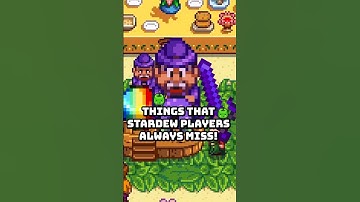 Stardew Valley Secrets Every Player Misses! #stardewvalley