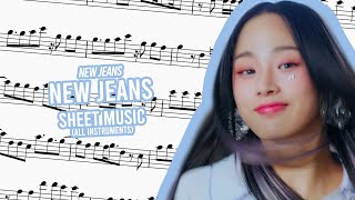 NEW JEANS | NEW JEANS SHEET MUSIC (ALL INSTRUMENTS)