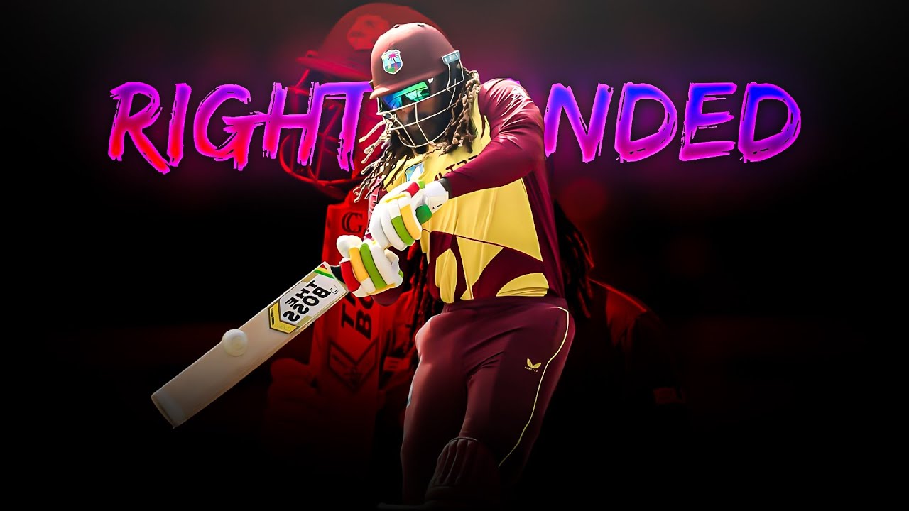 What if chris gayle bats right handed