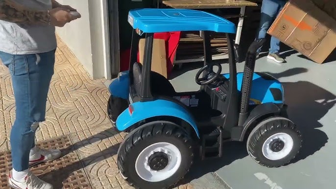 🚜 Tractor eléctrico 😍 ✓Batería 12v ✓Para niños de 3 años a 8