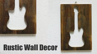 Wood decoration ideas - Rustic wood projects