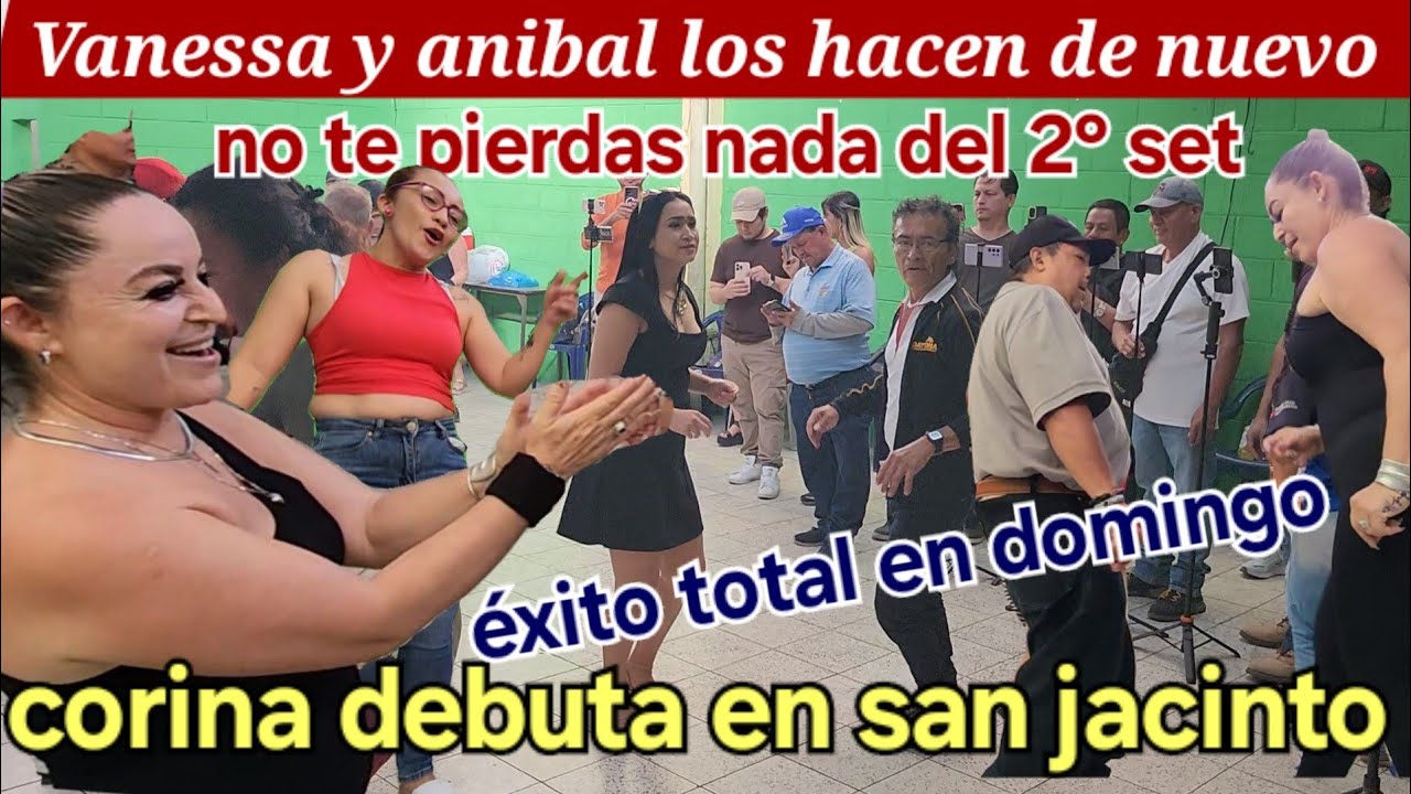 🛑 Un anibal muy diferente y alegre se vio en el bailongo de San jacinto hoy 😎💪