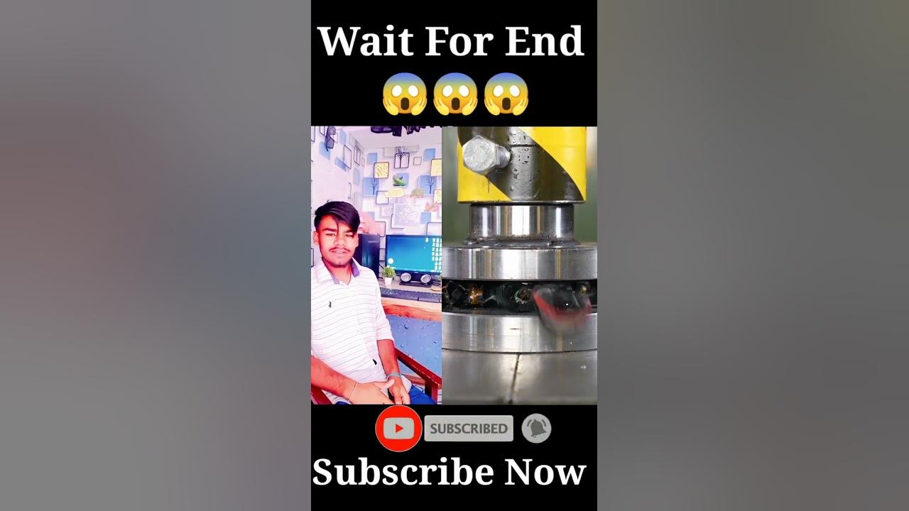 Crushing Camera 📸 With Hydraulic Press Viral Video hydraulicpress