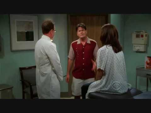 Charlie Harper and Chelsea at the plastic surgeon ...