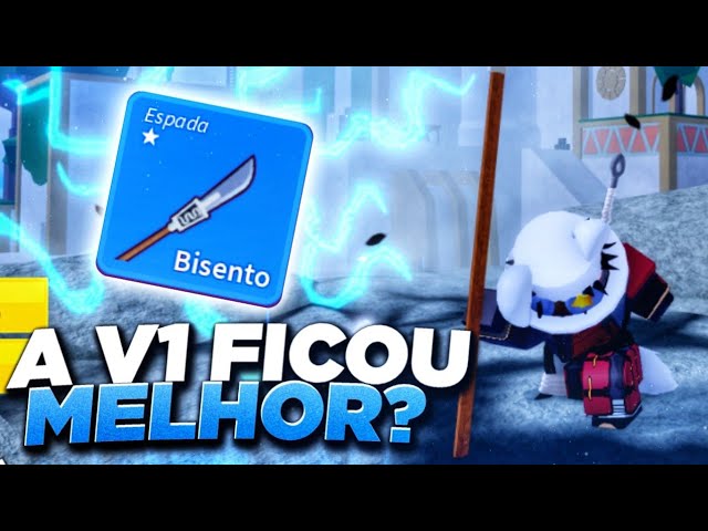 MUITO DANO!! A BISENTO V2 é MUITO FORTE pra PVP no Blox Fruits 😱🔥 