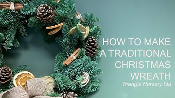 How to Make a Traditional Christmas Wreath from Scratch - Wholesale Flowers and Academy