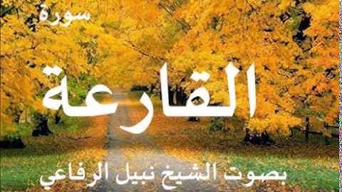 سورة القارعة بصوت الشيخ / نبيل الرفاعي 101
