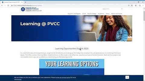 PVCC How to sign up for courses