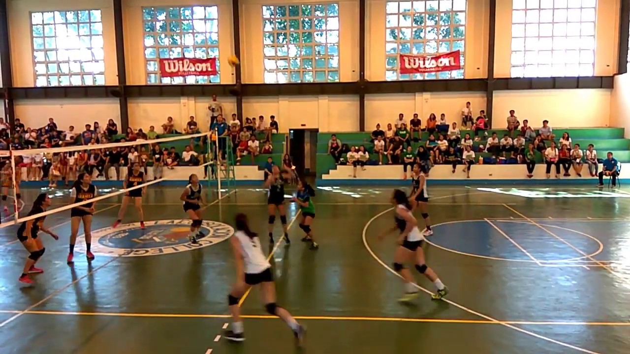 NCR Palaro 2018 Quezon City vs Manila Girls' Volleyball Set 2 YouTube