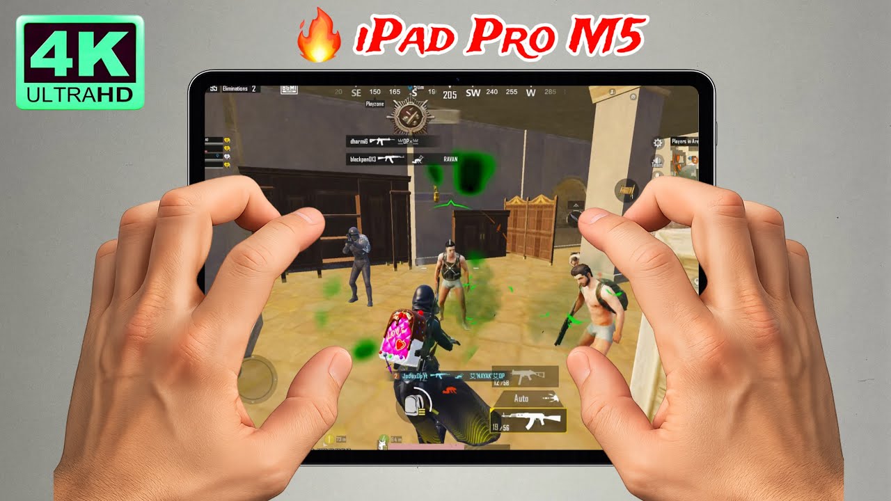 🔥 Smooth+120FPS BGMI TEST IPAD PRO M5 HANDCAM GAMEPLAY