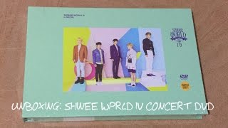UNBOXING | SHINEE WORLD IV CONCERT DVD - YouTube