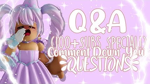 *100+ SUBS SPECIAL* Q&A! Comment Down Below Your Questions🥰 | Nightmare Skies