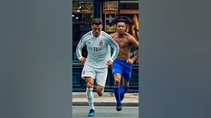 RONALDO'S TATTOO FAIL! IShowSpeed Chases Him Down! #football #footballstories