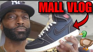 MALL VLOG!! DID THE JORDAN 1 FLIGHT CLUB SIT LIKE DUCKS OR SELLOUT