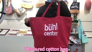 Red Cotton Bag With Embroidery