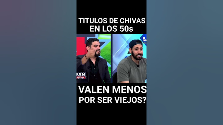 Chivas y sus títulos viejos, Ya no Valen?